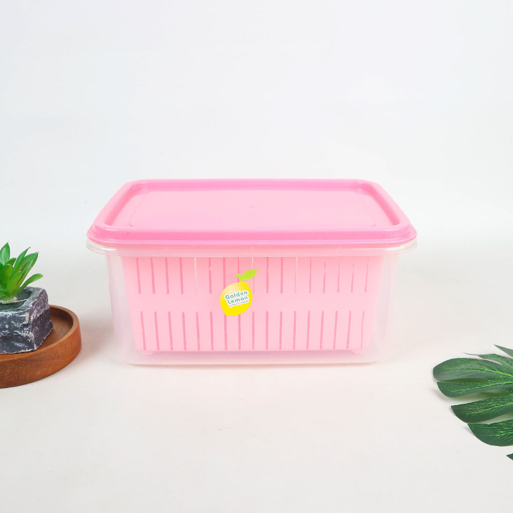 Tempat Ikan Saringan Besar Pink / Saringan Ikan - VV