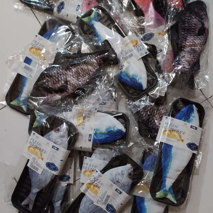 

✨LARIS✨ -Tempat Pensil Bentuk Ikan Kreatif Kapasitas Besar dengan Resleting