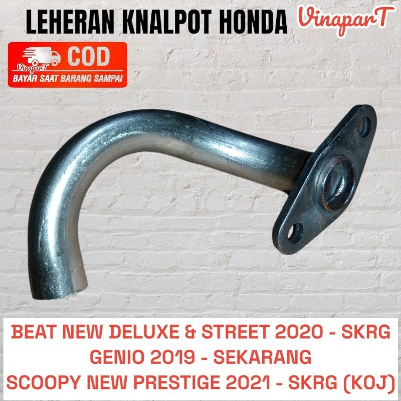 leheran knalpot honda beat new deluxe street 2020 genio scoopy new 2021 K0J