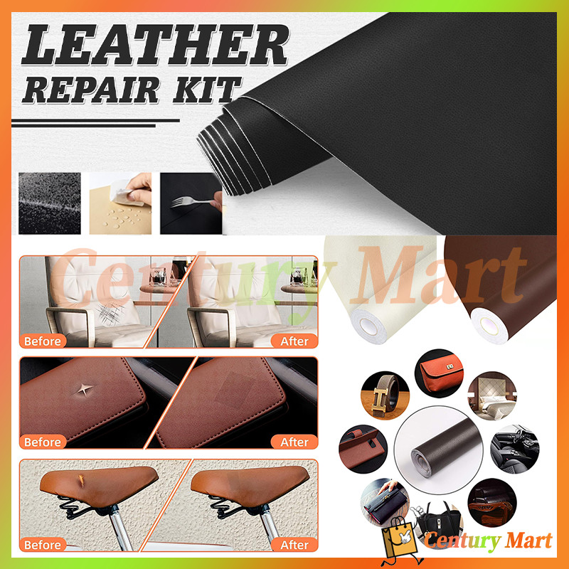 4pcs stiker kulit pengganti kulit sofa/Kulit Sintetis Tambal Sofa Jok Motor Mobil Stiker Praktis/ Le