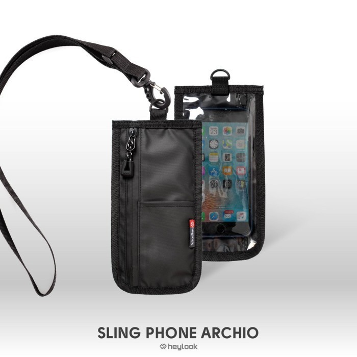 [Promo]New Tas Leher Dompet Gantung Leher Hanging Wallet Tas HP Kalung Anti Air - ARCHIO