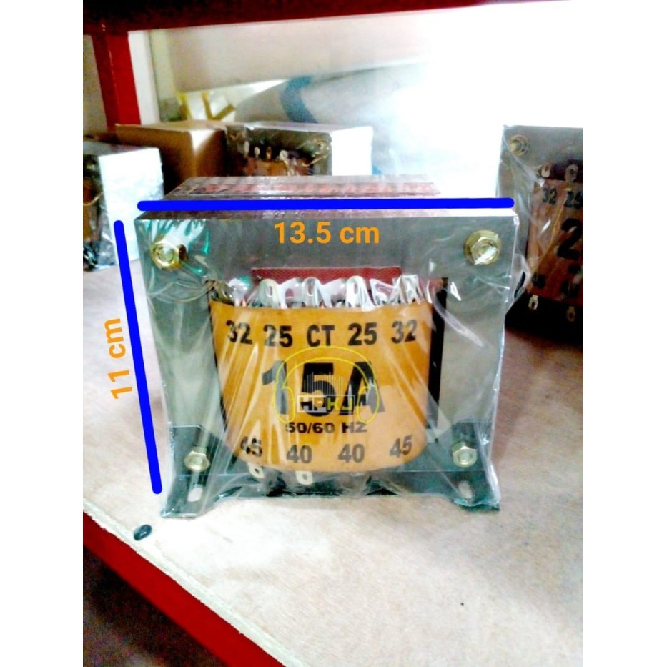 FZ01 TRAFO TRANSFORMER CSH 15A CT 45 15 AMPERE 15AH 45V 45 VOLT CT MURNI