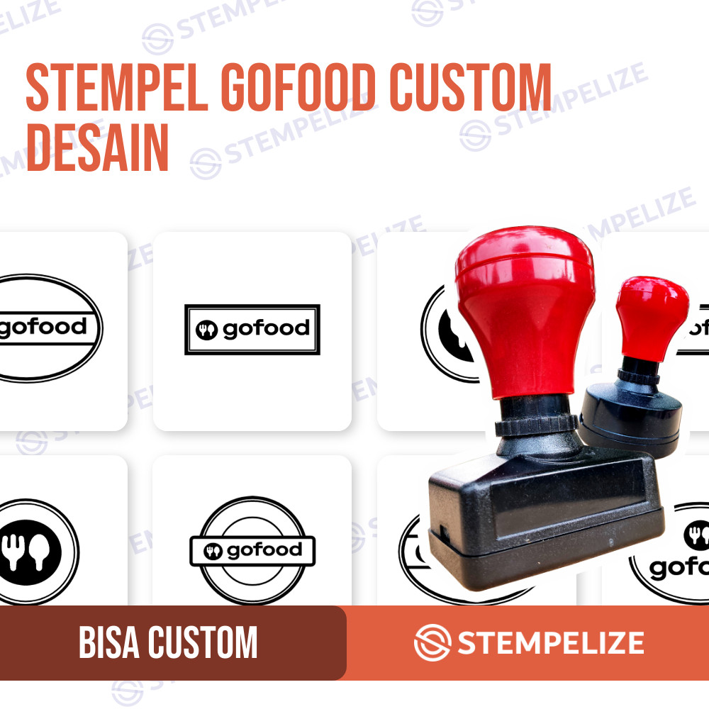 

Stempel Gofood Custom Desain