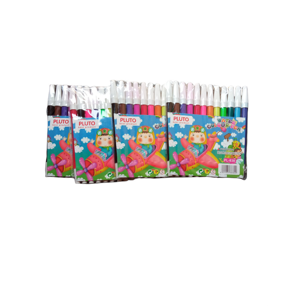 

Pluto PL-383 Spidol Warna 12 Warna / Colour Pen / Alat Lukis / Mewarnai