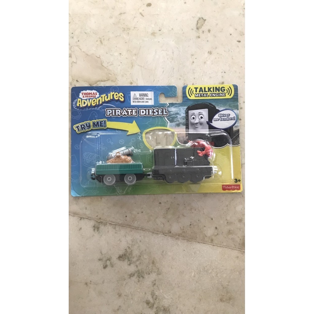 Thomas and Friends Diecast  Pirate Diesel Talking Metal Engine