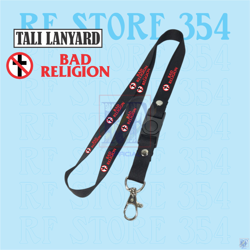 

TALI LANYARD BAD RELIGION LOGO - TALI ID CARD BAND BAD RELIGION BAND MUSIK ROCK METAL GANTUNGAN KUNCI GANTUNGAN FLASHDISK GANTUNGAN NAMETAG TALI LANYARD BEST SELLER COD