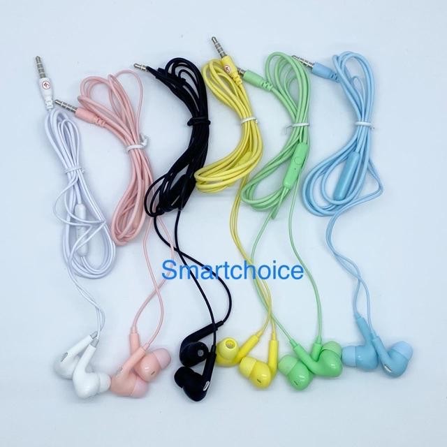 [TERMURAH] Handsfree Macaron Stereo U28 Headset U 28 Earphone Extra  Bass Macaron U-28