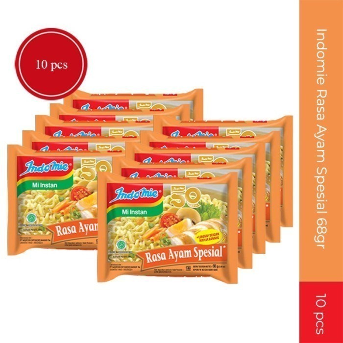 

Indomie Mie Instant Ayam Special 68g 10pcs afewmart Shopee