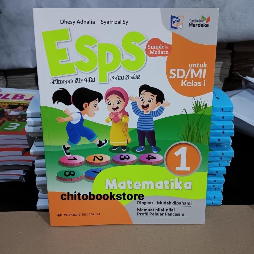 

Buku Esps Matematika untuk SD / MI kelas 1 kurikulum merdeka