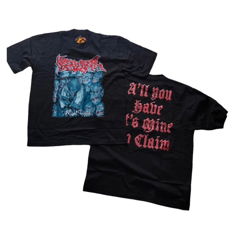 KAOS BAND T-Shirt KEEP IT REAL HC | REAL TIGHT  beatdown Moshfit Keep it real cotton 24s Tebal