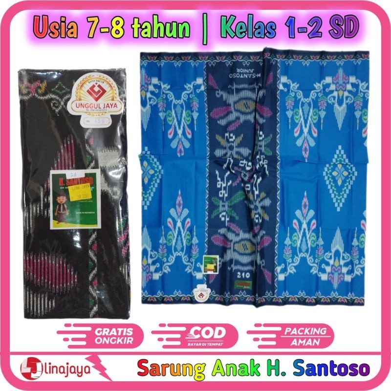 Sarung Batik Anak Usia 5 6 Tahun atau Kelas TK H. Santoso Al-Anbiyaa' Junior Batik Unggul Jaya