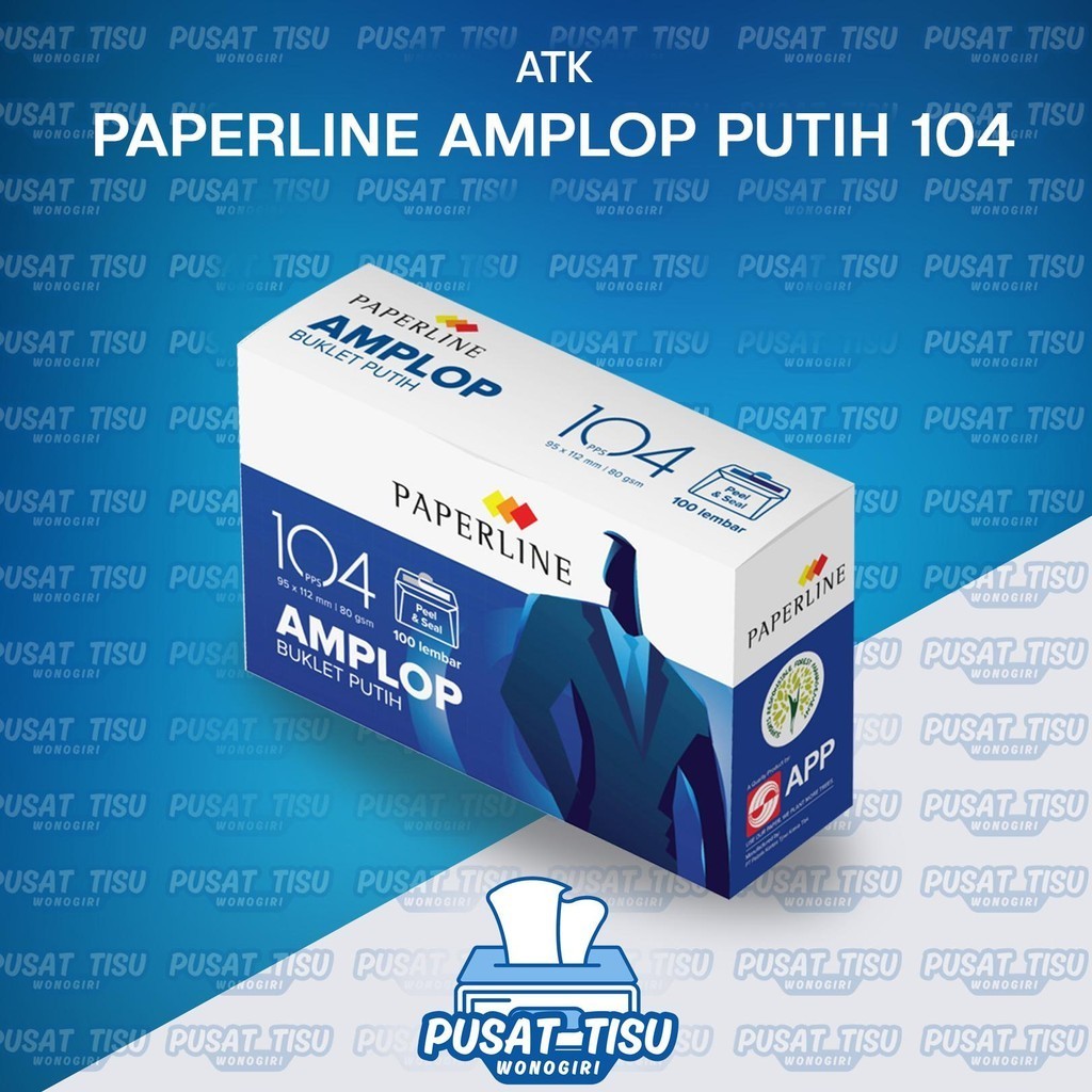 

Amplop Paperline No 104 PPS / Envelope Putih Polos / Untuk Surat Uang