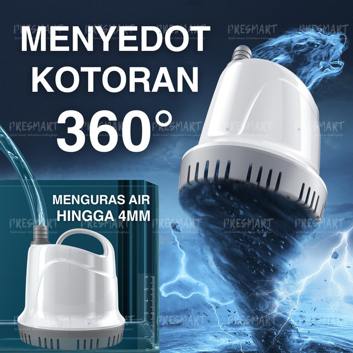 PT6 Pompa Air Celup Mesin Filter Submersible Water Pump Watt Kecil Kolam Aquarium Akuarium Aquascape