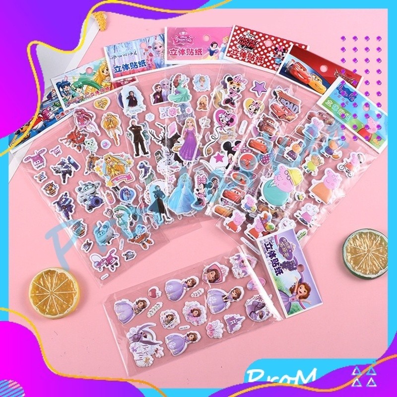 

PRO Stiker Timbul Random/ Stiker Anak 3D/ Stiker Karakter / Stiker Mainan Anak Perempuan / Stiker Tempel