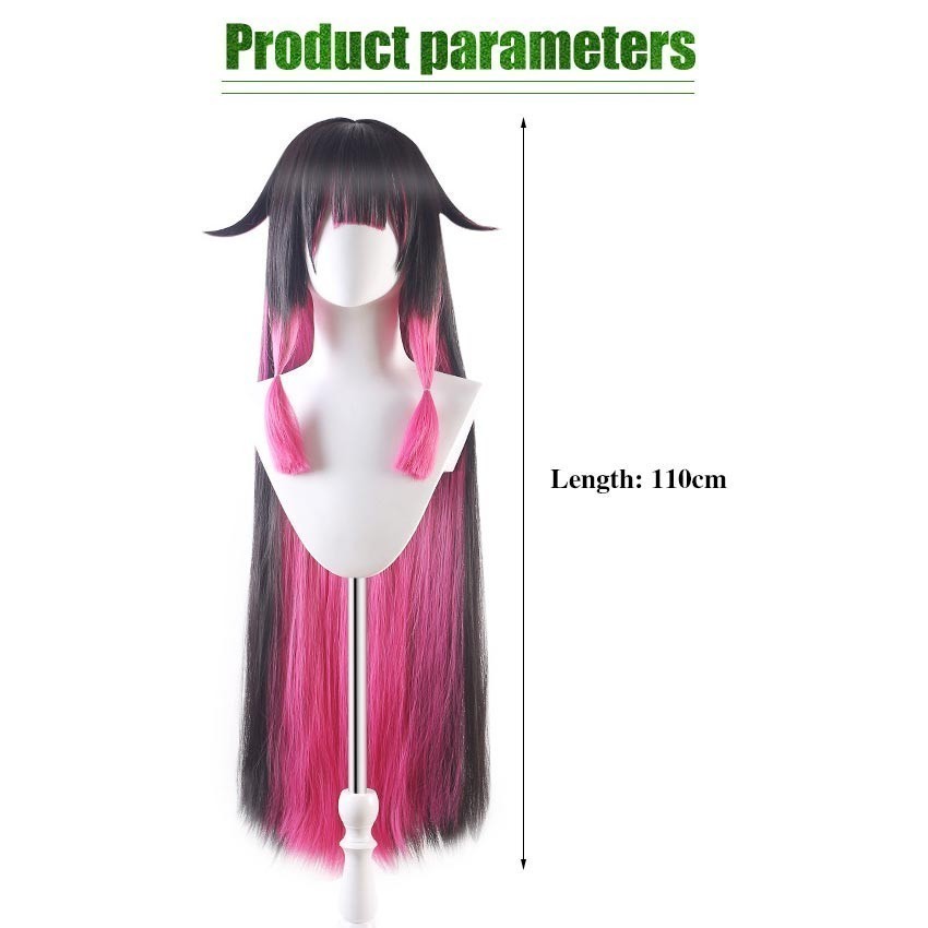 Rambut Palsu Wig Cosplay Anime Game Genshin Impact Wig Columbina Wig Columbina Panjang Lurus