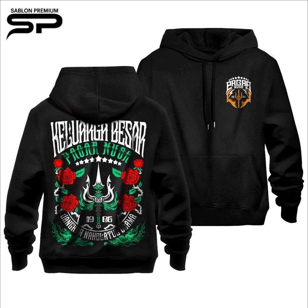 Jaket Hoodie Trisula Pagar Nusa 1986 Terbaru - Kaos Pagar Nusa Distro Keren