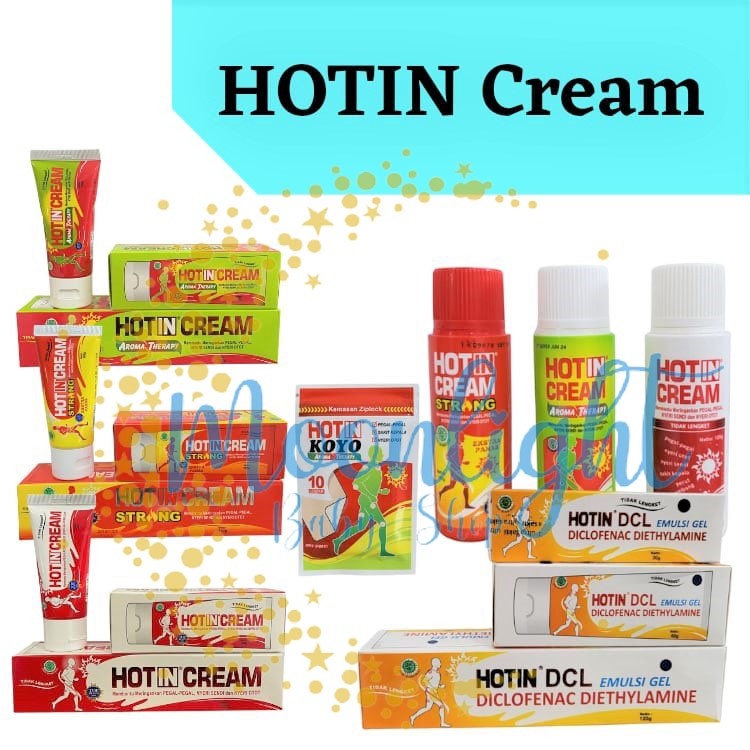 HOTIN CREAM TUBE / BOTOL 60g 120g  DCL AROMA THERAPY STRONG KOYO HOT IN HOTIN GO