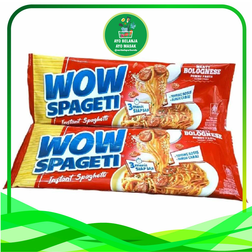 

WOW Pasta Spageti varian MEATY BOLOGNESE