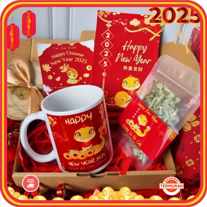 

Hampers Murah Anniversary Wedding Keren Unik Lucu / Hampers Imlek Chinese New Year / Kado Imlek Shio Ular / Hadiah Sincia ( CHEN )