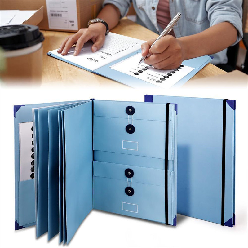 

1PCS Folio Folders With Pockets, Important Document Organizer, In Case I Go Missing Binder, File Organizer For Office And School