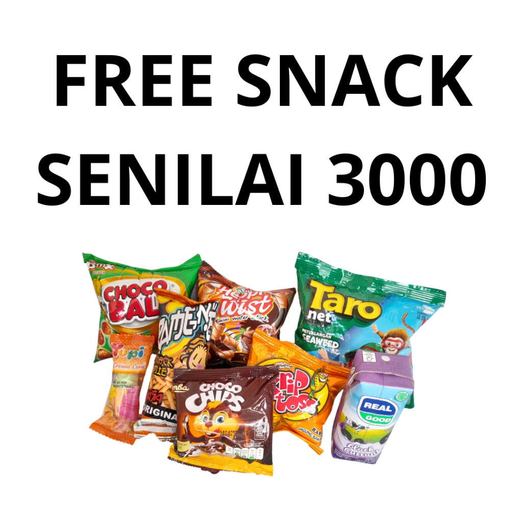 

FREE SNACK SENILAI 3000