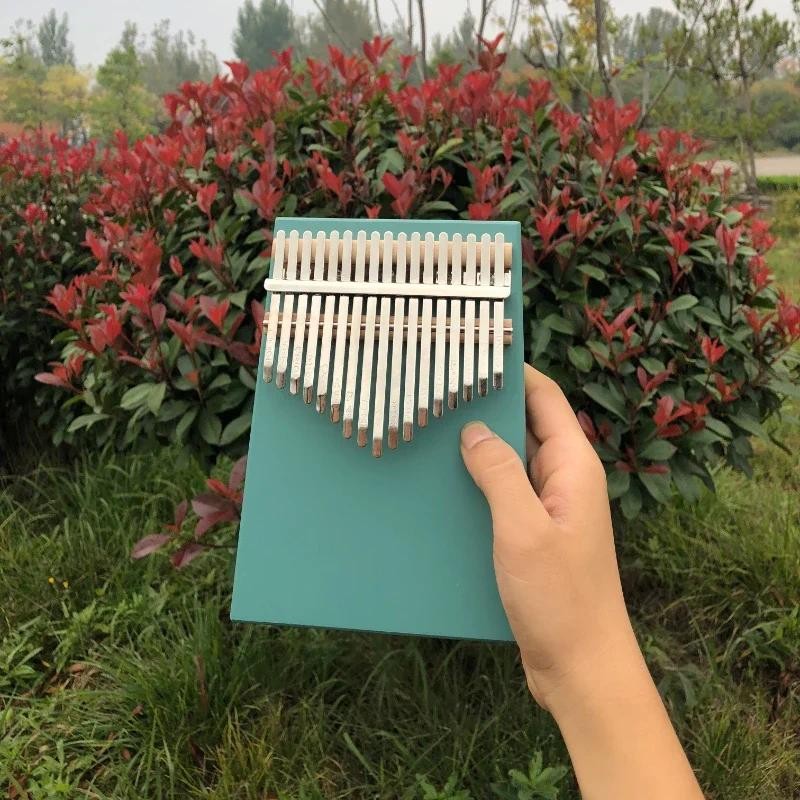 Kids 17 Keys Kalimba Thumb Wood Professional Mini Piano Kalimba Portable Adults Strumenti Musicali M