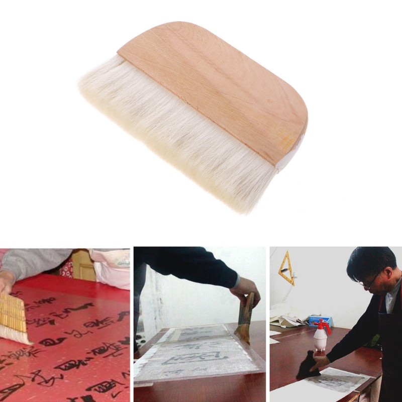 

8in Wooden Handle Art Supplies Watercolor Brush Goat Hair Hake Brush Paint Brush JUL-19A