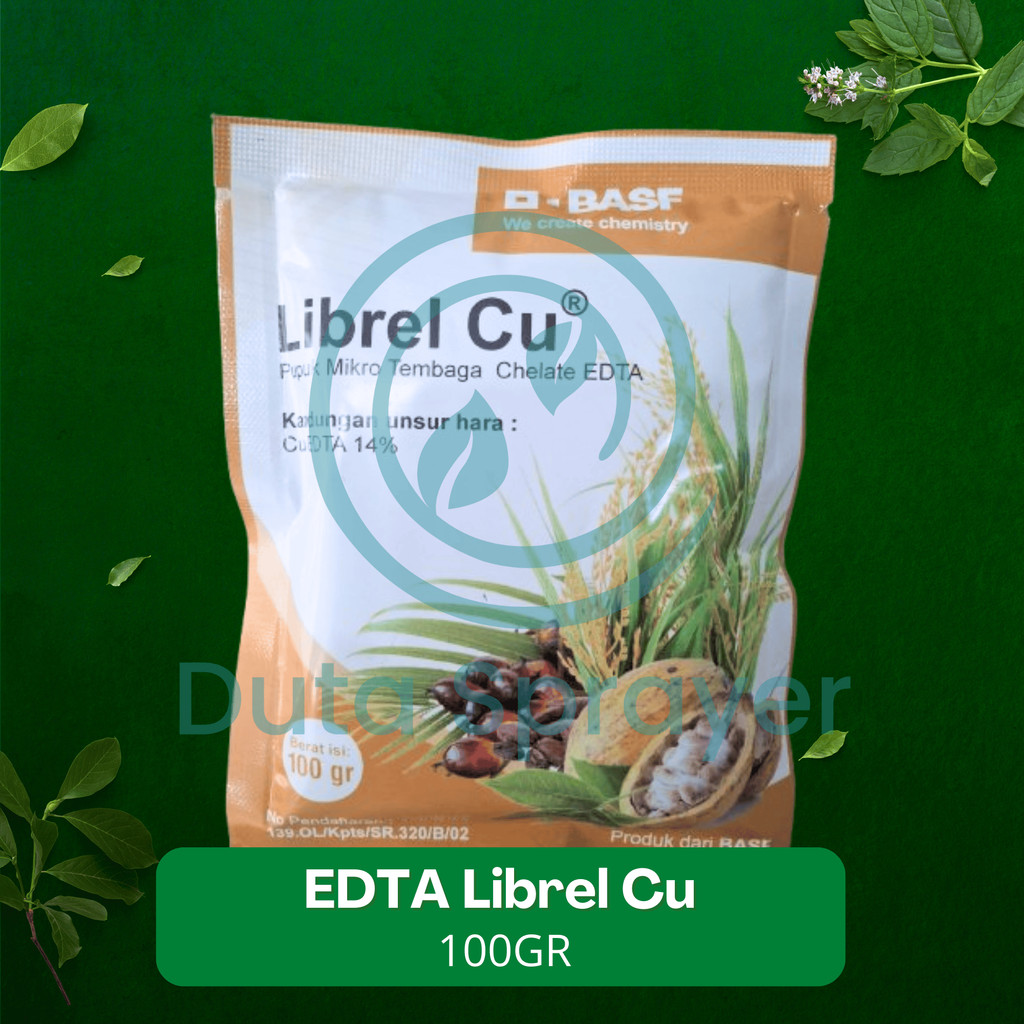 Pupuk Mikro Tembaga Librel Cu EDTA 100gr