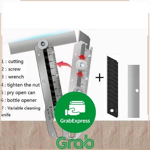 

Slinding Knife Cutting Tool / Pisau Cutter Stainless Besar Serbaguna / Alat Pemotong Kertas Super Tajam Perlengkapan Sekolah