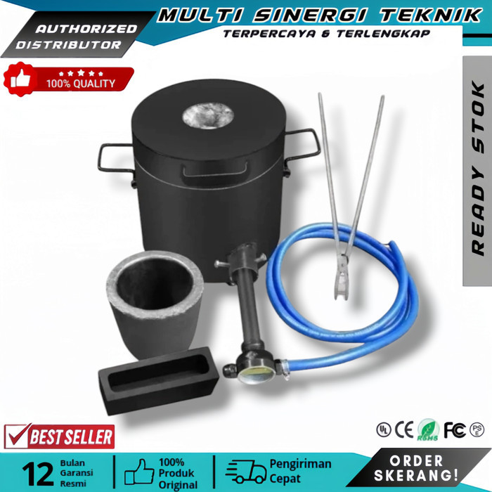 Melting Furnace Tin Silver Copper Aluminium Melting Gas Gold Melting Furnace 10 KG