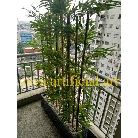 Bambu Partisi Artificial T 170cm pot panjang( OUTDOOR / TAHAN AIR ) Hiasan Dekorasi Rumah Penyekat P
