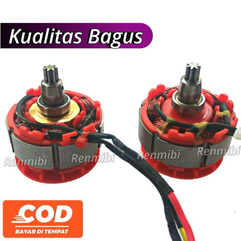 Dinamo Impact Wrench cordless baterai Dynamo motor Driver Brushless impak bisa buat jld tool dan ban