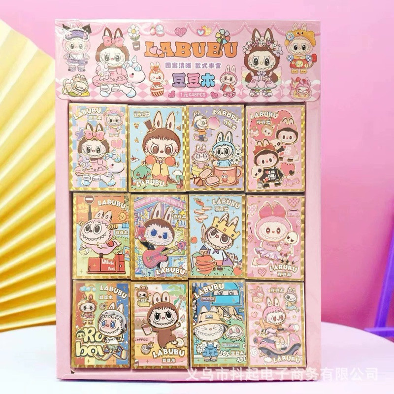 

STIKER BUKU LABUBU MOMO SANRIO kecil Mini 24 lembar/ Sticker Note Washi
