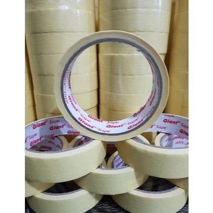 

Lakban Kertas Masking Tape 12mm 24mm x 12 Meter Isolasi Kertas