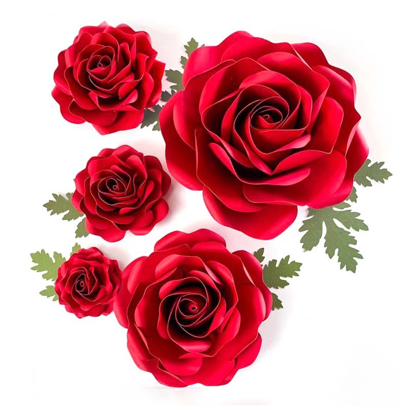 

6 pcs New Dies 3D Rose flower Cutting Dies Stencils Scrapbooking Embossing DIY Crafts Paper Cards Album Decor Metal Dies Cut