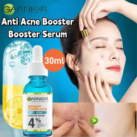 Garnier Bright Complete Serum Acne/Serum Garnier Anti Acne 30ml /Serum Mencerahkan Anti Jerawat