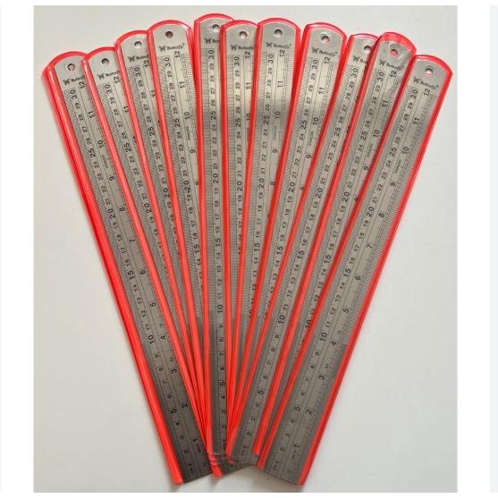 

1 Pcs Penggaris Besi Butterfly 30cm