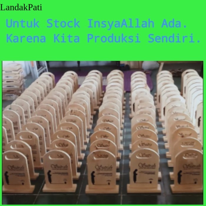 

Ready- Sutrah Sholat - Sutroh Pembatas Shof Solat - Bahan Kayu Termurah