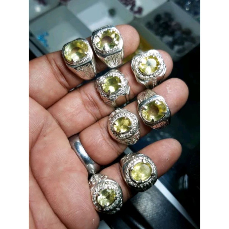 Natural lemon citrine quartz