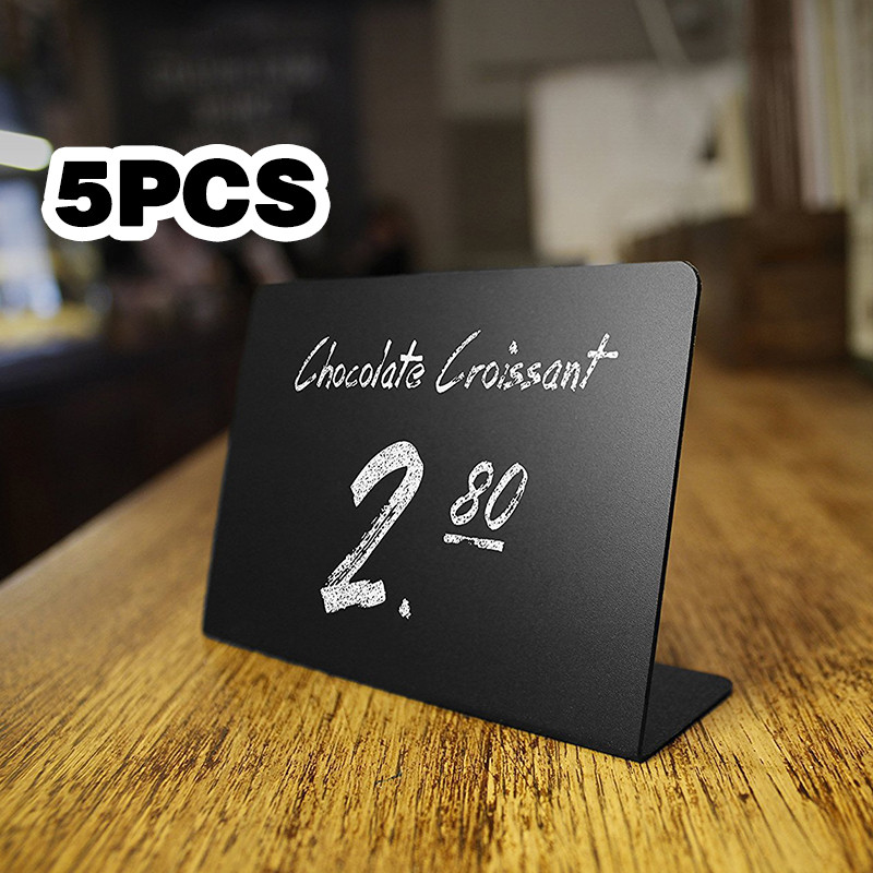 

5PCS Acrylic Mini Chalkboard / Tulis Kapur Mini / Papan Tulis Kapur Kecil / Chalkboard Papan Tulis Menu Kecil
