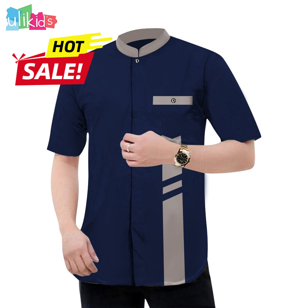 Baju Koko Pria Lengan Pendek Terbaru 2025 Premium - Baju Koko Pria Terbaru 2025 STOK TERBATAS (UBK10