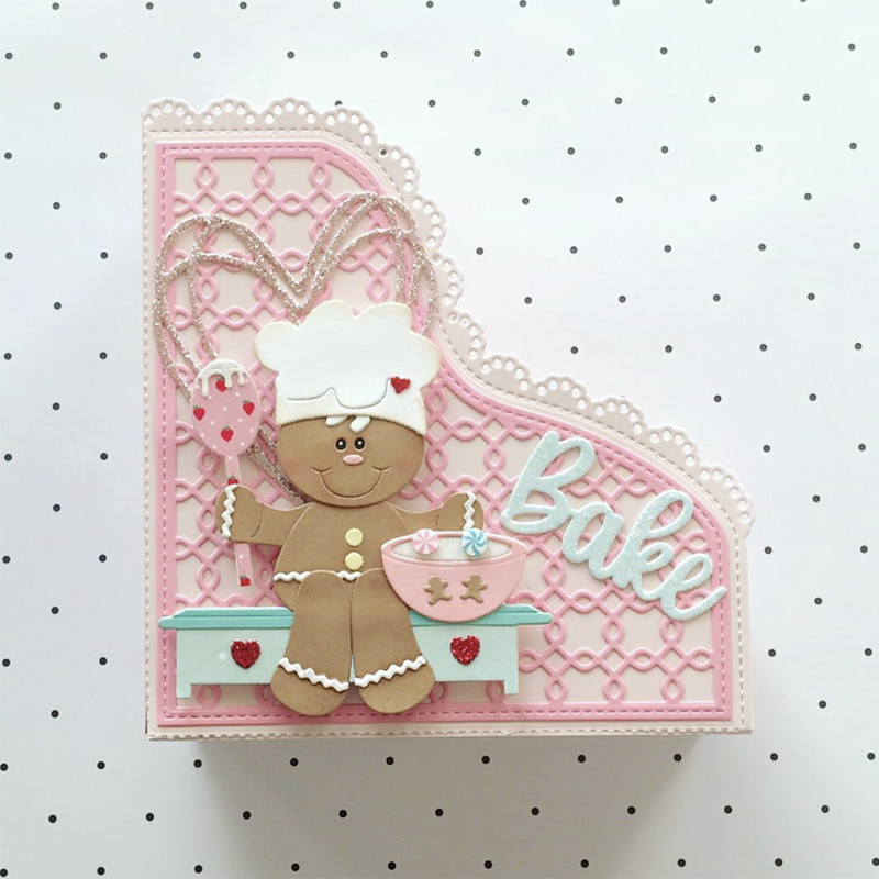 

KLJUYP Elegant Planner Pocket File Folder Metal Cutting Dies for Scrapbooking/photo album Decorative Embossing Paper Card