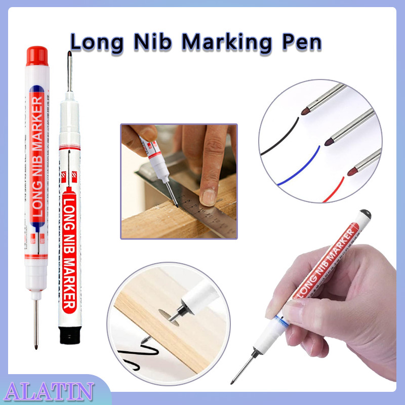 

SPIDOL TUKANG ALAT TULIS PENANDA PULPEN KEPALA PANJANG LONG NIB TIP MARKER