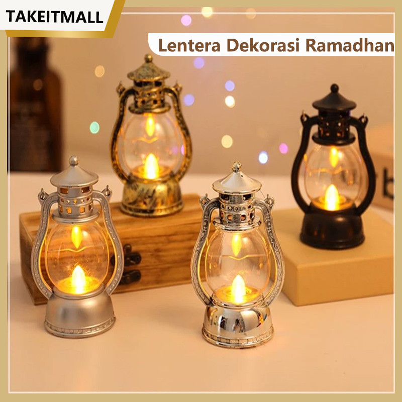 Lampu Lentera Ramadhan Dekorasi Minimalis Lampu LED /Souvenir Dekorasi Lebaran/ Lentera Mini Souveni