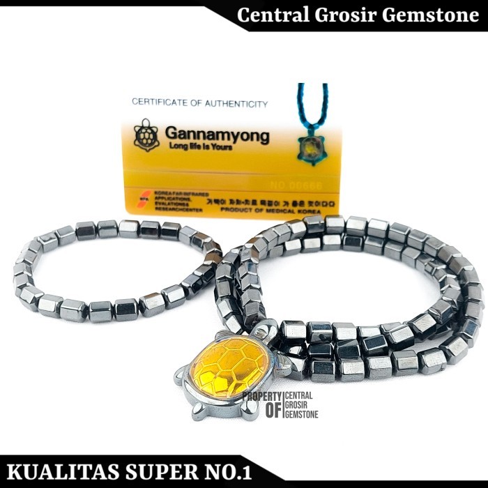 Promo Set Kalung Gelang Terapi Kesehatan Bio Energy Gannamyong