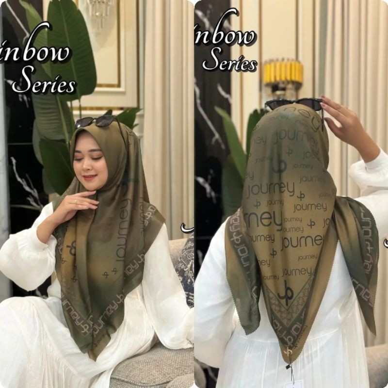 Voal motif gradasi raya gradasi tulisan motif Journey kw jorney jurnay terbaruHijab motif terbaik In