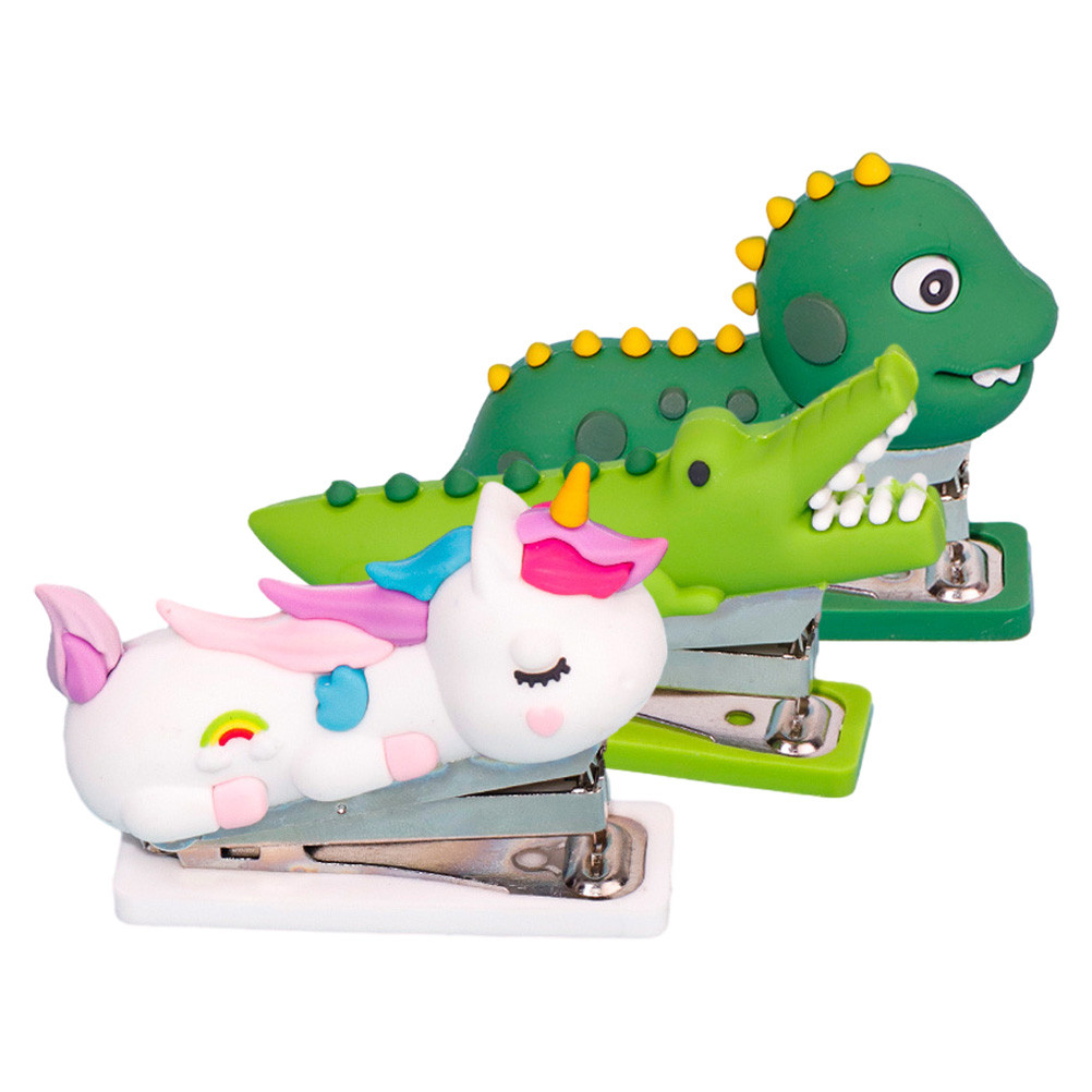 

3 Pcs Stapler Teacher Small Handheld Office Stationary Cute for Home Accessory Stationery