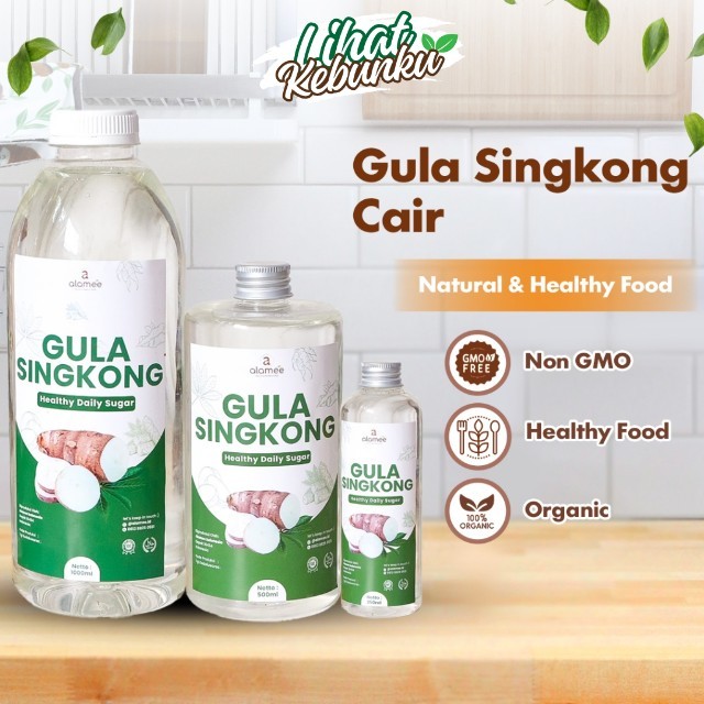 

ALAMEE Gula Singkong Organik Cair Rendah Kalori Pemanis Diet Sweetener Fructose Gluten Free LIHAT KEBUNKU