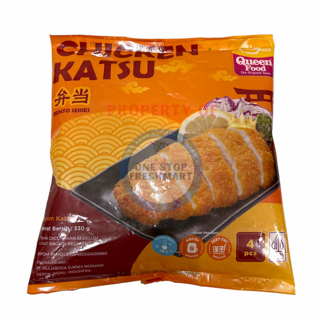 

QUEEN FOOD CHICKEN KATSU 325GR / QUEENFOOD CHICKEN KATSU 325GR