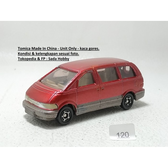 Tomica No 99 Toyota Estima Merah Unit Only